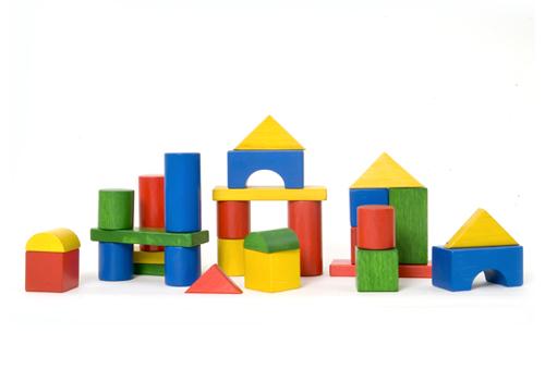 Construction Blocks (58 pcs) - From Edu-Fun