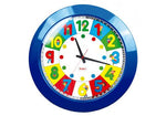 Giant School Clock,Numbers with Childern (Blue Frame)